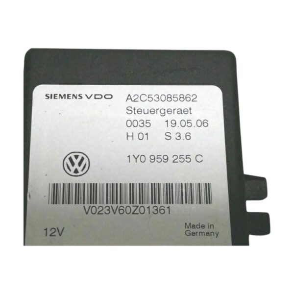 2003-2010 Volkswagen New Beetle Convertible Top ECU Computer Relay Control Unit