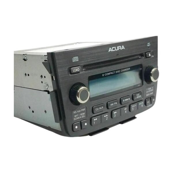 2005 Acura MDX Stereo Radio 6 Disc W Code 39100-S3V-A350 Carbon Fiber