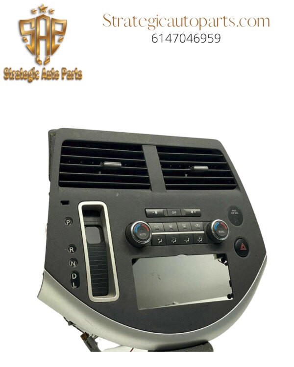 2007-2009 Nissan Quest Radio Control Center Bezel AC Heater 68260-Zm70A