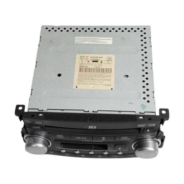 2004-2006 Acura Tl Radio 6 Disc CD Cassette DVD 39100-Sep-A000