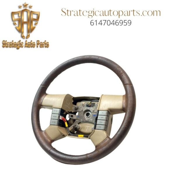 2004-2008 Ford F150 King Ranch Steering Wheel 5L34 3F563 Ac