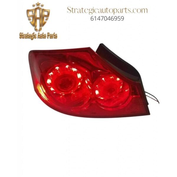 2008-2013 Infiniti G37 Lh Driver Side Tail Light