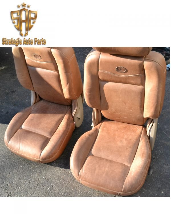 2001-2004 Ford F150 - King Ranch Rear Driver & Passenger Captain Seats 2L3Z-1861711-AA - Image 2
