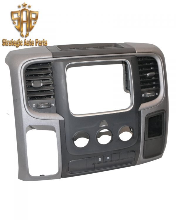 2013-2022 Dodge Ram 1500 2500 3500 - Radio Climate Control Instrument Panel Bezel 1UJ96DX9AL